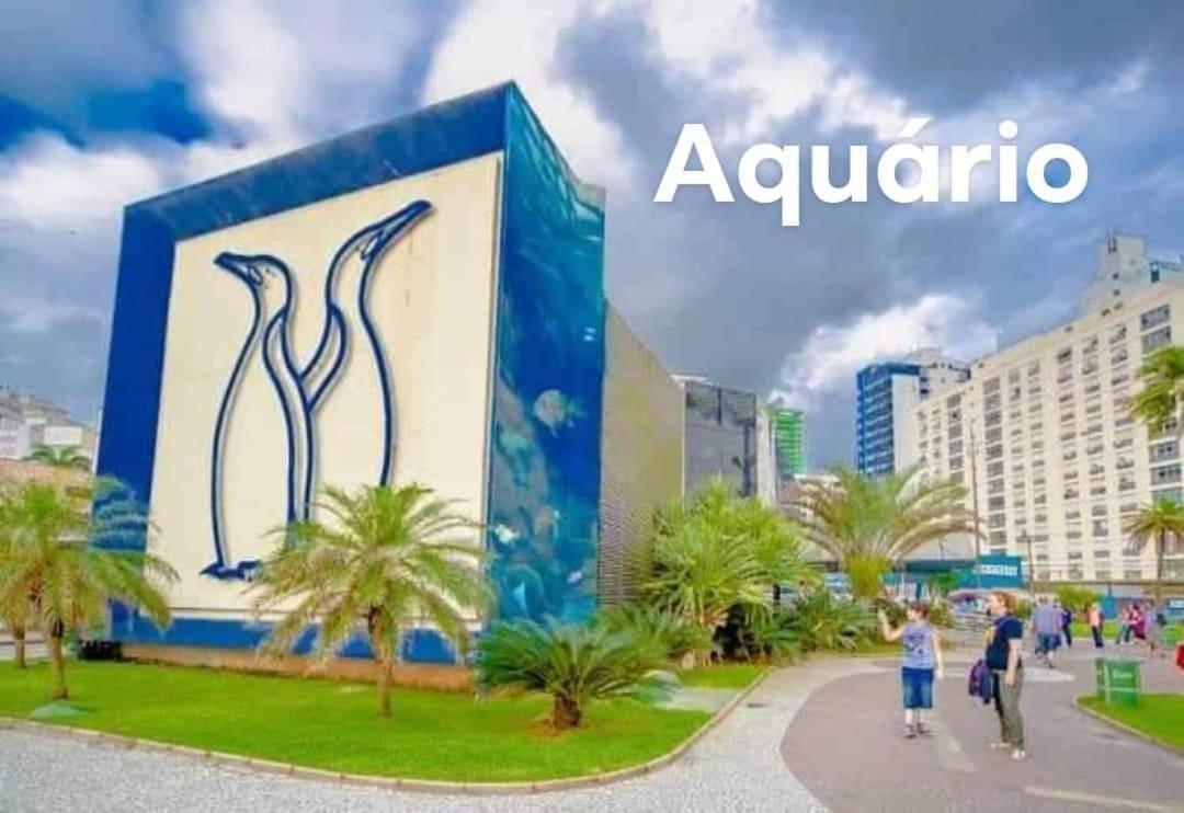 Apartamento 100 Mts Praia Roupa Cama Toalha Banho Wi-Fi 500 Mega Port 24 Hs Сантус Екстер'єр фото